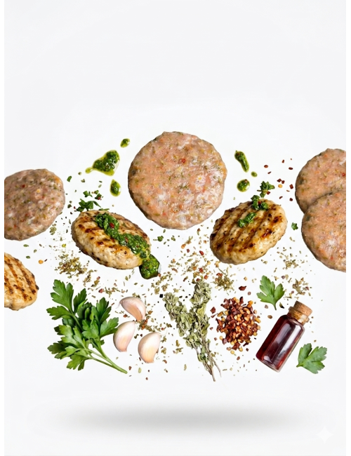 Burger chimichurri