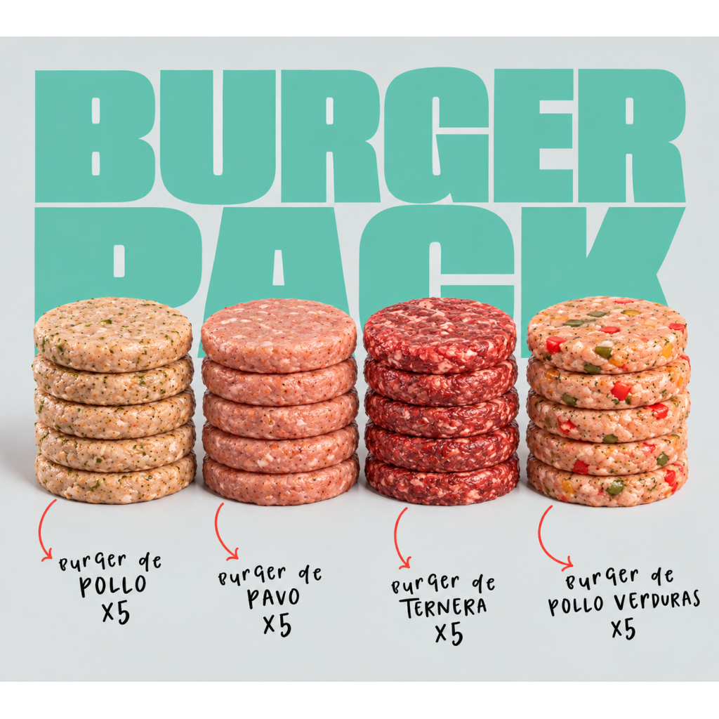 Pack de 20 Hamburguesas Fitness | Pack Burgers JosemaBeast