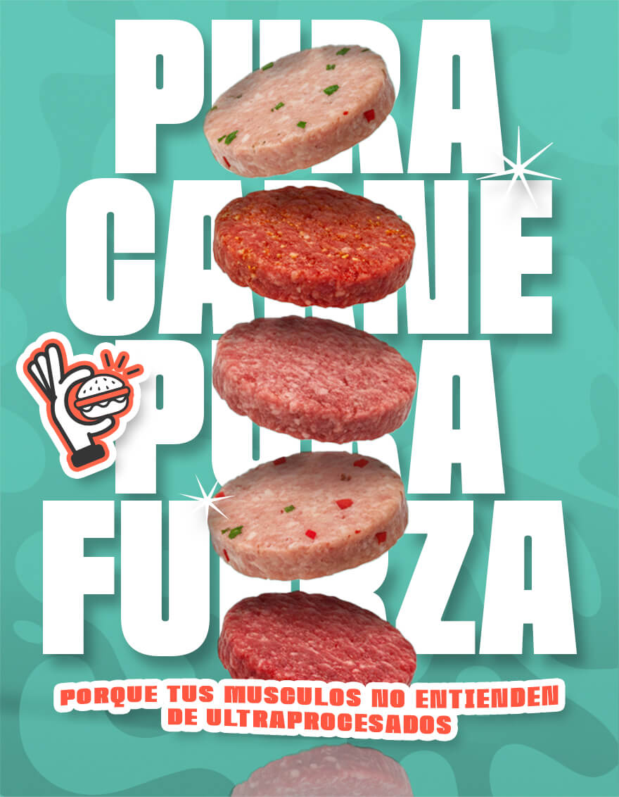 Carmelo Puche Carne 100% natural sin ultraprocesados.